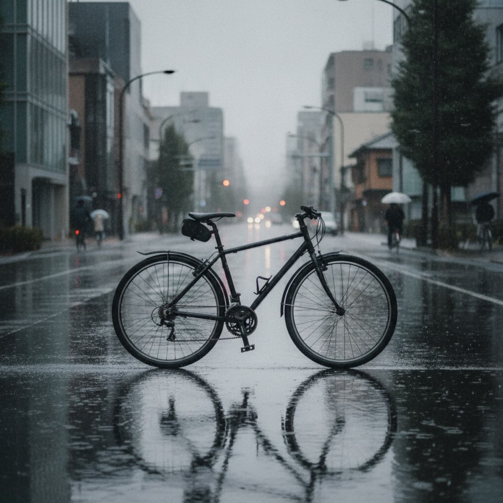 岡山で自転車通勤の雨対策|背中が泥だらけになる前に「簡易泥除け」を