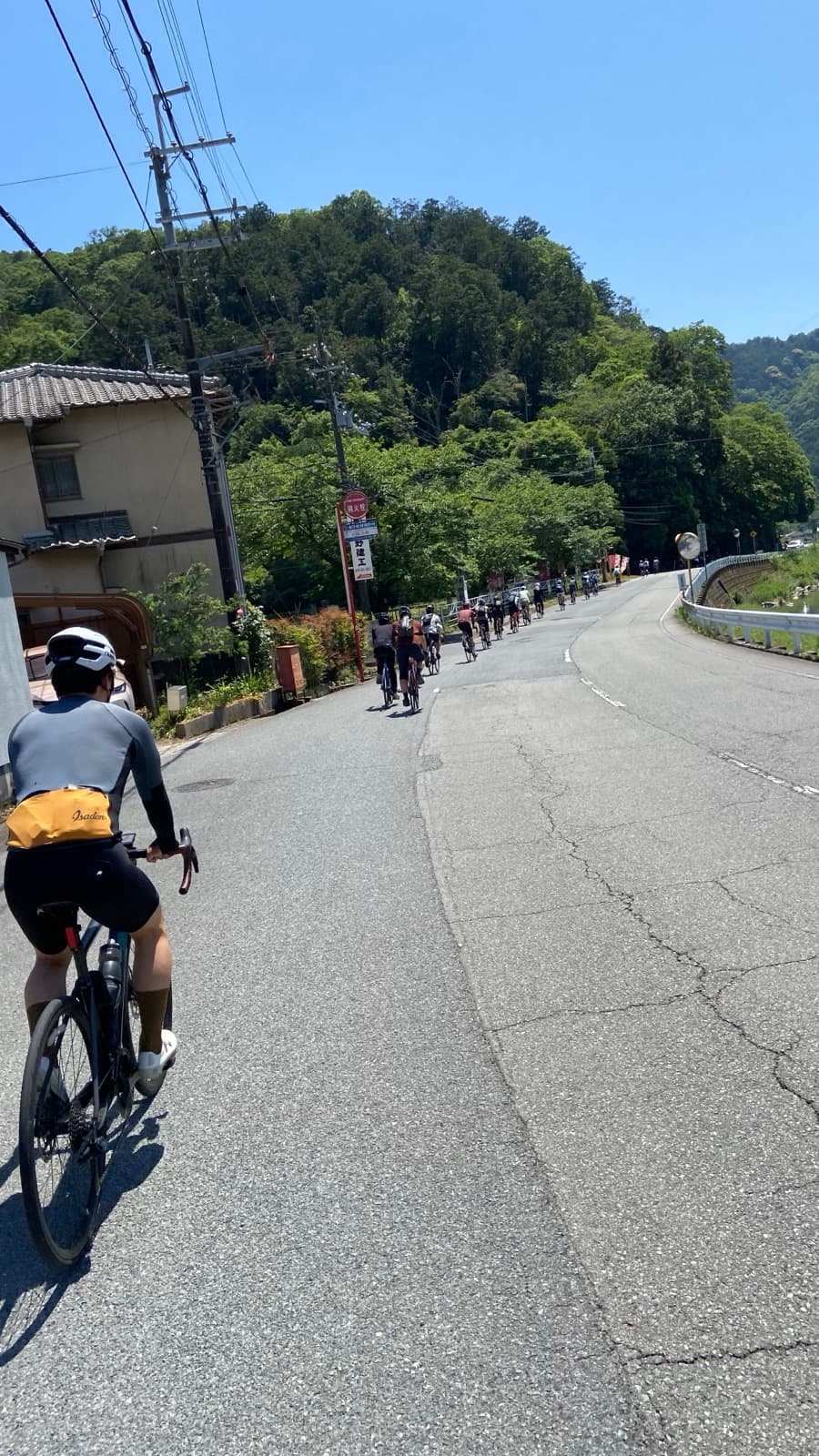 サイクリング中は一列で走ります(第1弾・5月の播磨国)