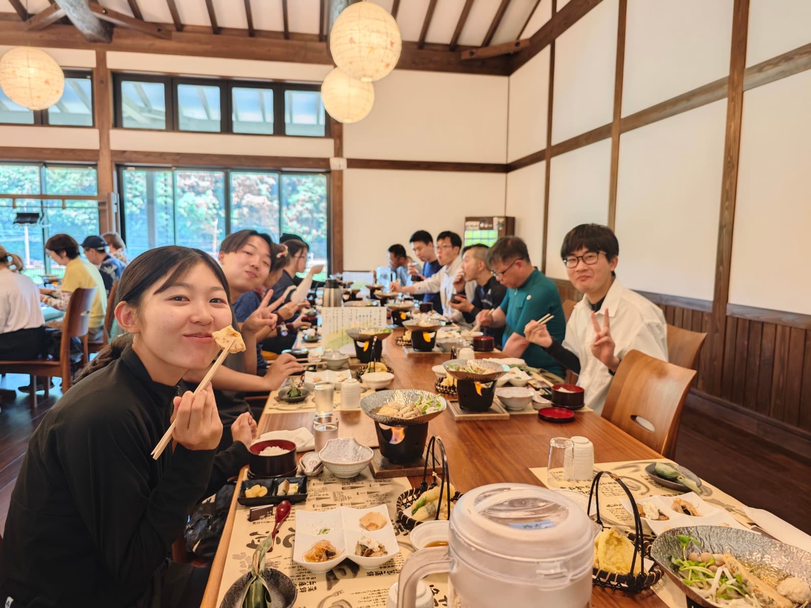 夢乃そばで昼食