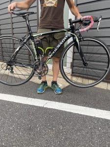 ロードバイク全体にガタが来ていないか確認
