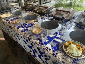 地獄釜の蒸し料理